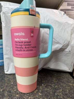 owala 40 oz Cabana Breeze Birthday Cake ✨LIMITED